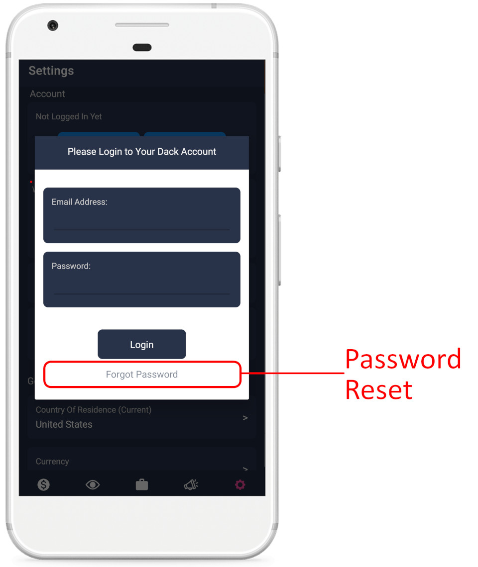 Password Reset